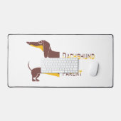 Drôle mignon dachshund pour parent chien long (Clavier et souris)