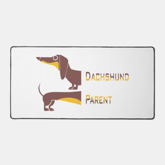 Drôle mignon dachshund pour parent chien long (Recto)