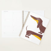 Drôle mignon dachshund pour parent chien long (Devant avec enveloppe)