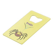 Drôle mignon dessin animé d'araignée moelleuse (Dos Angle)