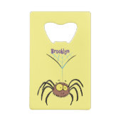 Drôle mignon dessin animé d'araignée moelleuse (Dos)