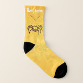 Drôle mignon dessin animé d'araignée moelleuse (Gauche intérieur)