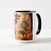 Drôle mignon Halloween Thanksgiving Mug (Devant droit)