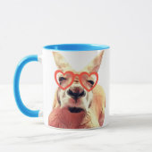 Drôle mignon Kangaroo Enseignant Appréciation Mug (Gauche)