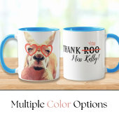 Drôle mignon Kangaroo Enseignant Appréciation Mug