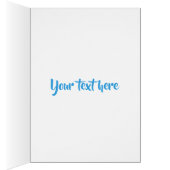 Drôle, mignon kangourou avec carte de dessin animé (Intérieur (Droit))