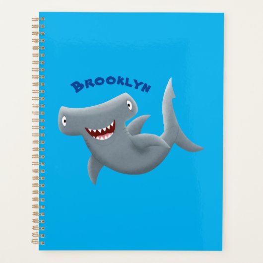 Drôle mignon requin marteau dessin animé (Devant)