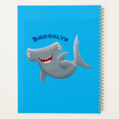 Drôle mignon requin marteau dessin animé (Dos)
