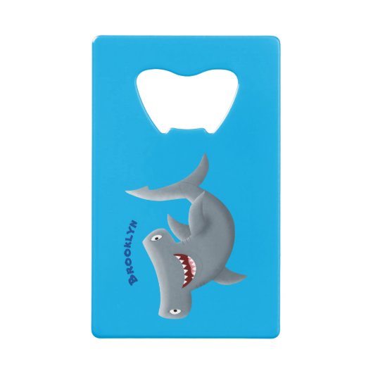 Drôle mignon requin marteau dessin animé (Devant)