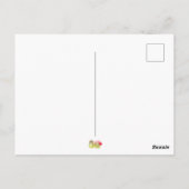 Drôle mignon vegan amis extraordinaires carte de r (Dos)