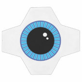 Drôle Mignonne Bleu Eyeball (Plat)