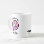 Drôle Mignonne Mug de beigne (Devant gauche)