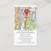 drôle mobile photo carte voiture d'affaires (Dos)