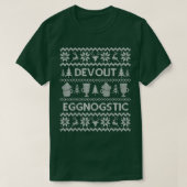 Drôle moche de Noël Sweat Devout Eggnostic en W (Design devant)
