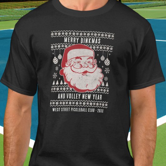 Drôle moche Sweat de Noël Custom Pickleball