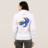 drôle mode femme sweat - shirt à capuche par jango (Dos entier)