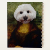 Drôle Mona Lisa Maltese Chien (Dos)