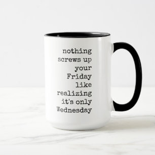 Drôle, Mot, Citation, Mug De Café, Dit