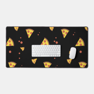 Drôle motif minimaliste de pizza pepperoni rétro