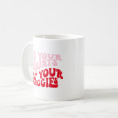 Drôle Motivationnel Squats Mug Fitness Cadeaux (Devant gauche)