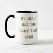 Drôle mug adhd et Neurodivergent.