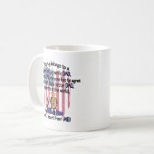 Drôle Mug Cadeau Trump pour Papa Mug (Devant gauche)