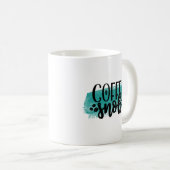 Drôle Mug café - Café Snob Coupe cadeau (Devant droit)