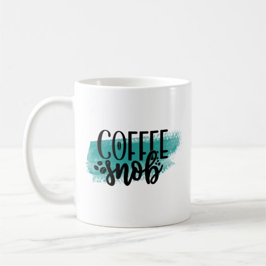 Drôle Mug café - Café Snob Coupe cadeau (Gauche)