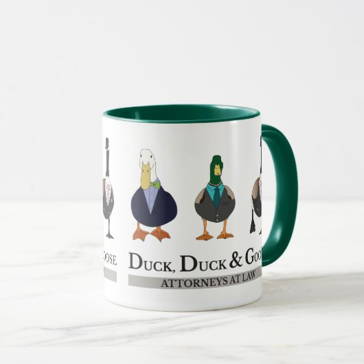 Drôle Mug Canard, Canard, Oie (Devant droit)