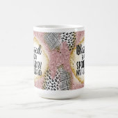 Drôle Mug de café femme, Coupe de femme bienheureu (Centre)