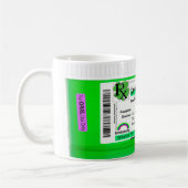 Drôle Mug de café irlandais (Gauche)