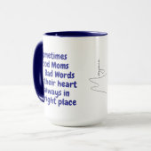 Drôle Mug De Café Parfois Les Bonnes Moms Disent D (Devant gauche)