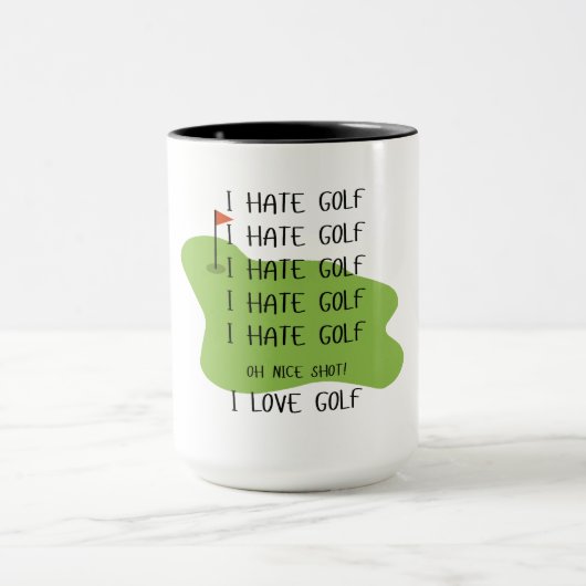 Drôle Mug De Golf Pour Les Amateurs De Golf (Centre)