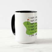 Drôle Mug De Golf Pour Les Amateurs De Golf (Devant gauche)
