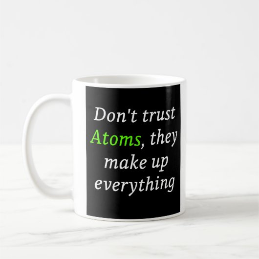 Drôle Mug - Le cadeau parfait pour Science L (Gauche)