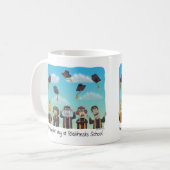 Drôle Mug ou diplômés - École de Telekinesis. (Devant gauche)