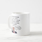 Drôle Mug personnalisé pour les idées du mari de s (Devant gauche)