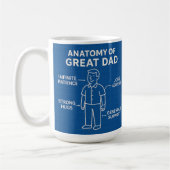 Drôle Mug pour papa - Idée cadeau de la fête du Pè (Gauche)
