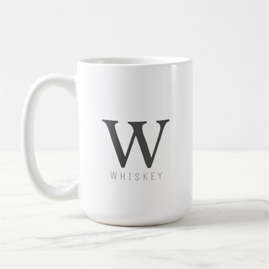Drôle Mug Whiskey tendance (Gauche)