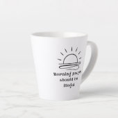 Drôle Mugs | Cadeaux d'Humour | Latte Mug (Angle droit)