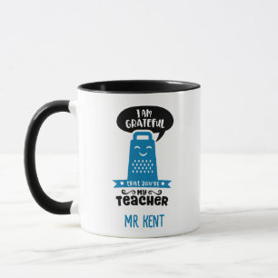 Drôle Mugs de professeur - Blue Grateful Grater Cu