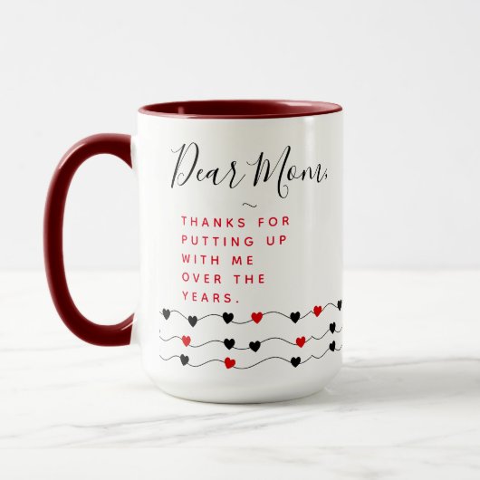 Drôle Mugs pour maman (Gauche)