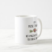 Drôle Musique Enseignant Idée Cadeau Café Mug (Devant droit)