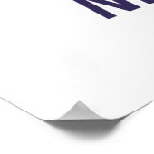 Drôle n'abandonne jamais #Frog Choking Bird Poster (Coin)