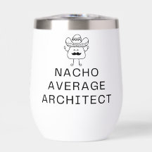 Drôle Nacho Architecte Moyen Pun Moustache Mignonn