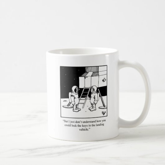 Drôle NASA Humour café Mug cadeau (Droite)