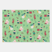 Drôle Naughty Vacances Enveloppement Papier Feuill (Devant 2)