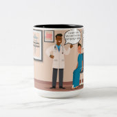 Drôle ne veux pas travailler de la Mug de café (Centre)