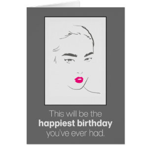 Drôle "Ne vous attendez pas trop" Carte d’annivers