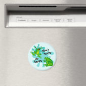 Drôle Ne vous inquiétez pas être Hoppy Frog Magnet (In Situ (Lave-vaisselle))